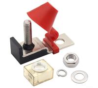 Car Fuse Base + Fuse, M8 Terminal Mount Fuses Block Kit 58V Waterproof Battery Terminal For Boat RV, 30A 300A Fuses Capacity(250A)