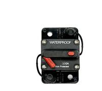 Car Fuse Holde 30A-300A AMPCircuit Breaker Fuse Reset 12-48V DC Car Boat Auto Waterproof Fuse Box Fuse Car Fusibles Amplificador Protected circuits (Color : 100a)