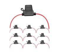 Car Fuse Holder Waterproof - PVC Automotive Circuit Housing, 12-48V Plug-in Fuse Connector | Effective Electrical Protection For RV Equipment, Battery Packs, Auto Repair, And Wiring Systems