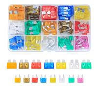 Car Fuses, 150 Pcs Car Fuses Assorted, 70 Pcs Medium Car Fuses, 80 Pcs Mini Car Fuses, Automotive Car Blade Fuses Replacement Kit with Storage Case - 5A 7.5A 10A 15A 20A 25A 30A 35A
