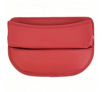 Car Gap Bag for KIA EV6 2021 2022 2023, Car Seat Gap Storage Box Leather Durable Waterproof Car Seat Gap Organizer Accessories,Red