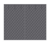 Car Garage Door Insulation Kit for Winter 6 6.5 7 7.5 8 8.5 9 9.5 10ft Thermal Insulated Garage Door Screen Heavy Duty Magnetic Door Cover Curtain Weatherproof Windproof Soundproof(Gray,W305xH305cm)