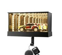 Car Garage Key Chain - 11x6.4x5.8cm LED Light Infinity Hallway Decor | Garage Key Holder Hanger Hook Front Door Apartment Office Kitchen Indoor Bedroom Auto Enthusiast Men