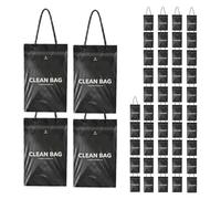 Car Garbage Bag - 50 Piece Leakproof Vehicle Waste Container, Ddisposable Auto Recycling Liner, Odor Resistant Travel Trash Solution | For Drivers Travelers SUV RV Sedan Daily Commute Road Trips