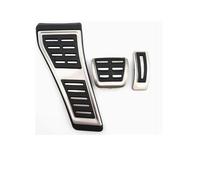 Car Gas Brake Pedal Compatible For Audi Q5 FY S-Line Sportback 2018~2026 2019 2020 Rubber Anti-Slip Alloy Footrest Foot Cover Accessories(Q5 AT 3pcs RHD)
