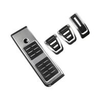 Car Gas Brake Pedal Compatible For Audi Q5 FY S-Line Sportback 2018~2026 2019 2020 Rubber Anti-Slip Alloy Footrest Foot Cover Accessories(MT 4pcs With Rest)