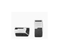 Car Gas Brake Pedal Compatible For BYD Shark 6 2024~2026 2025 Rubber Anti-Slip Alloy No Drilling Footrest Foot Cover Pad Styling Accessorie(Silver)