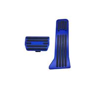 Car Gas Brake Pedal Compatible For Volvo EM90 2025~2027 2026 Rubber Anti-Slip Non-slip Alloy Footrest Foot Clutch Cover Patr Pad Accessorie(Blue)