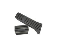 Car Gas Brake Pedal Compatible For Volvo EX30 Plus EV 2024~2026 2025 Rubber Anti-Slip Alloy Footrest Foot Clutch Cover Patr Pad Accessories(Glossy black)