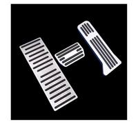 Car Gas Brake Pedal Compatible For Volvo EX30 Plus EV 2024~2026 2025 Rubber Anti-Slip Alloy Footrest Foot Clutch Cover Patr Pad Accessories(Black 3PCS)