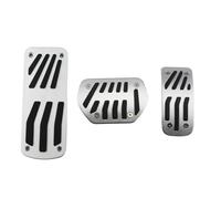 Car Gas Brake Pedals For Peugeot 2008 207 CC SW For GTI RC 208 For GTI 308CC Sport Fuel Brake Dead Pedal Cover Set Auto Accessories Car Styling(AT WITH REST 3 PCS)