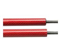 Car Gas Strut Rear Tailgate Boot For Volvo V40 2012-2019 Hatchback With Spoiler Automatic Opening Gas Lift Supports With Spring Auto Pop-Up Trunk Struts(Red Carbon Fiber)