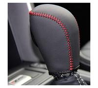 Car Gear Covers Case fits for Subaru XU Forester 2013-2016 Automatic Shift Knob Cover Genuine Leather Hand-Stitched (Color Name : Red Line)(Red Line)