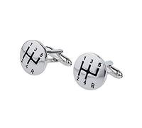 Car-Gear Design Cuff Links Men's Wedding Shirt Cufflinks Silver Creative and Exquisite Workmanship Durable and Clever