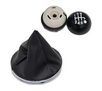 Car Gear Knob For Fiat 500 500C 2007-2018 Leather Car Shift Gear Knob Lever Gaitor Boot Cover(6 Speed Set)