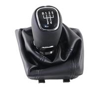 Car Gear Knob For Skoda For Octavia For A7 For MK3 2014-2017 Gear Shift Knob Boot Lever Gaitor Shifter Dust Jacket Cap Car(5 Speed Set)