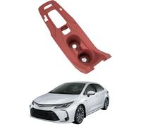 Car Gear Panel Pad Central Console Shift Trim for Toyota Corolla 2022 2023 2024 2025, Silicone Protective Mat Non Slip Pad Decoration,Red