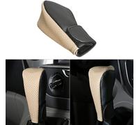 Car Gear Shift Cover for Suzuki Alto Kei Lapin Twin Celerio,Car Gear Stick Knob Protector,Shift Knob Cover for Car,Auto Gear Shift Decoration,Dust Proof Car Gear Knob,E/Black Beige