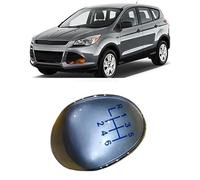 Car Gear Shift Head Gear Shifter Knobs for Fiesta for Focus ST 6-Speed Silver Case Blue Red Font Gear Shift Knob 1pc Gear Knob Insert Cover 1793439