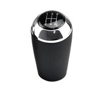 Car Gear Shift Knob 5 6-Speed Gear Shift Knob MT Leather Shifter Lever Arm Headball Fits for Mazda 3 BK BL 5 CR CW 6 II GH CX-7 ER MX-5 NC III 23 Car Gear Stick Shift Cover(5 Speed-Silvery)(5 SPE