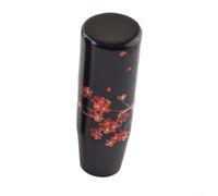 Car Gear Shift Knob for Chinese Style Clouds Plum Blossoms, ABS PP Auto Shifter Cover with Adapters, Fit for Most Manual Vehicles(15cm Plum Blossom)