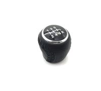 Car Gear Shift Knob for Fiat for Grande for Punto EVO for Fiat 2012 5speed 6speed Car Shift Knob Gear Covered Leather Manual Shift Lever Stick Cover(12345R)