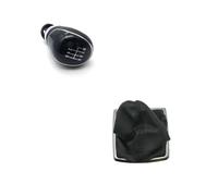 Car Gear Shift Knob for Focus 2 MK2 FL MK3 MK4 MK7 for Galaxy for Fiesta Silver Black Gear Shift Knob 5 Gear 6 Speed Manual Car Gear Knob(Black Small 6speed)