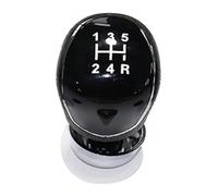 Car Gear Shift Knob for Ford for Focus Mk2 FL Mk3 for Fiesta Mk7 for Transit for Connect for Kuga for C-max FL for B-max for S-max Lever Shift Knob Boots(5 Speed Black)