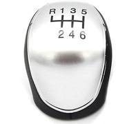 VINAMY Car Gear Shift Knob for Ford Transit Tourneo/Custom 2012-2021,Manual Handball Lever Gear Stick Shifter Pen Handle Knobs Transmission Shift Replacement Kit,6-speed Silver