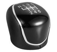 Car Gear Shift Knob For SMax For CMax For Kuga For Galaxy For Mondeo 4 For Mk4 For Transit For Tourneo Auto Accessories Car Gear Knob Shifter Shift Knobs 5/6 Leather(6-Speed Black)