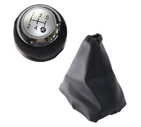 Car Gear Shift Knob for Toyota for AURIS 2007-2011 Car Gear Shift Knob 5 6 Speed Lever Gaitor(5 Speed Silve)
