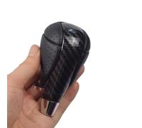 Car Gear Shift Knob for Toyota for Estima for Hilux for Crown for Matrix for Rav4 Car Carbon Fiber Gear Shift Knob Genuine Leather Shifter Head Car Gear Knob(Options 3)