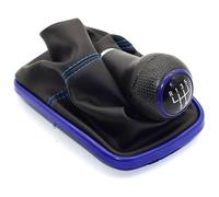 Car Gear Shift Knob For VW For Mk4 For J&etta For B&ORA 1999-2004 23mm 5 Speed Black Frame Gear Shift Knob Lever Gaiter Boot Cap Car(E 5 Speed)