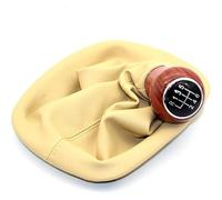 Car Gear Shift Knob for VW for Passat B5 5 6 Speed MT Gear Shift Knob with PU Leather Boot Cover Shifter Lever(6-Speed)