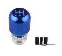 Car Gear Shift Knob Gear Stick Manual Shifter Lever Retractable Adjustable Length Gear Head Aluminum Alloy Gear Head(Blue)