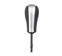 Car Gear Shift Knob Replacement for BMW E81 E82 E87 E90 E91 E92 E93 E36 E38 E39 E46 Z4 Z3 E53 X5 X3 E6 Car Stick Vehicles Gear Shift Knob Car Gearshift Shifter Knob(Black-Long)(Matt Silver-Short)