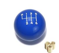 Car Gear Shift Knob Universal 6 Speed Ball Shape Acrylic Car Gear Shift Knob Shifter Lever Head Gear Shift Knob Lever(6 speed blue)