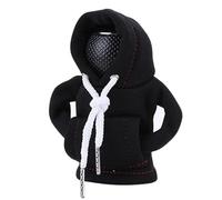 Car Gear Stick Cover Accessories Compatible for Hyundai Genesis Coupe 2008-2016 Fun Hoodie Design, Anti-Scratch and Enhanced Comfort(Black)