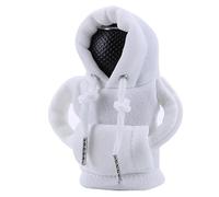 Car Gear Stick Cover Accessories Compatible for Mitsubishi Mirage-Based Colt 1978-2002 Fun Hoodie Design, Anti-Scratch and Enhanced Comfort(White)