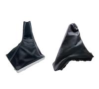 Car Gear Stick For Opel For ASTRA H Gear Shift Knob Gaiter Boot Cover Lever Boot Handbrake Grips Car Anti Slip Parking Boot Protector Stick Shifter Handball(Combo White)