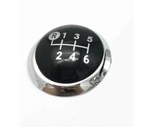 Car Gear Stick Knob Head Compatible With Toyota For Yaris 5/6 Speed Gear Shift Knob Stick Cap Cover Emblem Shifter Lever Handle Gaiter Boot Head(Black,6 Speed)