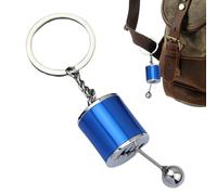 Car Gearbox Keychain - Novelty Shifter Fidget Toy, Portable Auto Part Model, Interactive Miniature Gear Accessory | Key Holder For Drivers, Gift For Car Lovers And Office Desk Play