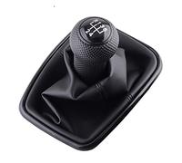 Car Gears Lever 5/6 Speed Car Gear Shift Knob Lever Gear Leather Boots Replacement for VW 2004-2009 for Golf MK4 for Jetta Shifter Adapter (Color : 5 Speed Red)(5 Speed Black)