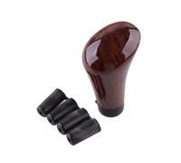 Car Gearshift Shifter Knob Universal Walnut Wood Grain Car Gear Head Shift Shifter Lever Stick Knob Auto Gear Shift Knob Rubber Sleeves Auto Gear Shift Knob