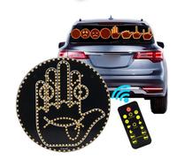 Car Gesture LED Amber Light with Remote for Car Window, 2025 New Road Rage Hand Sign 14 Modes Truck Accessories Funny Driving Gadget, for Men Women