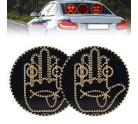 Car Gesture LED Amber Light with Remote for Car Window,Gesture Lights for Cars,Road Rage Hand Sign 14 Modes Truck Accessories Funny Driving Gadget, for Men Women