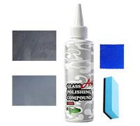 Car Glass Cleaner,150ml Deep Cleaning Detailing - Clear Vision Glass Cleaner With Towel - for Travel Parking Night Driving Foggy Rainy Truck Van Vehicle Sedan