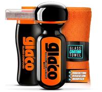Car Glass Coating Kit | Soft99 Glaco Glass Compound Roll On Deep Cleaner + Ultra Glaco Coating | Effective rain repellent for car windows up to 12 months | Nano glass sealant