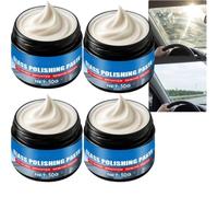 Car Glass Oil Film Remover Paste Polishing Compound (4Pcs)
