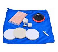 Car Glass Polishing Kit Scratch Remover Watch Car Pad Cerium Oxide Powder Glass Polishing Set Tool 9 Pcs Sandpaper